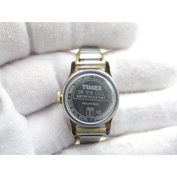 Women Timex Quartz WR Analog 18mm Round Watch (H608) "New Battery" - Picture 3 of 10